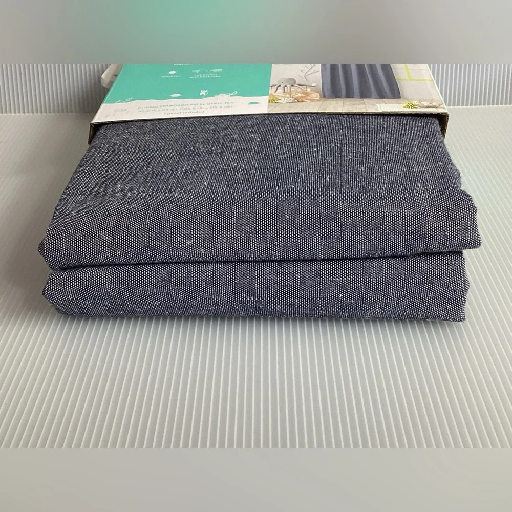 Pillowfort Navy Chambray 84